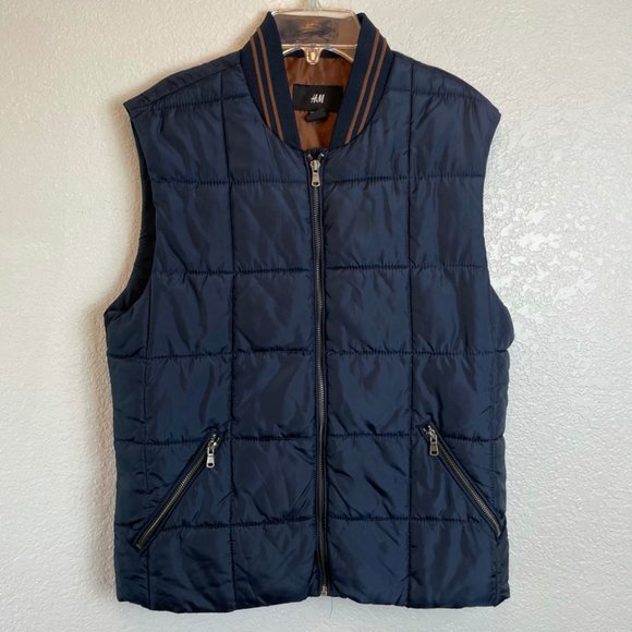 H&M Other - H&M navy blue puffer mens vest Size 36R